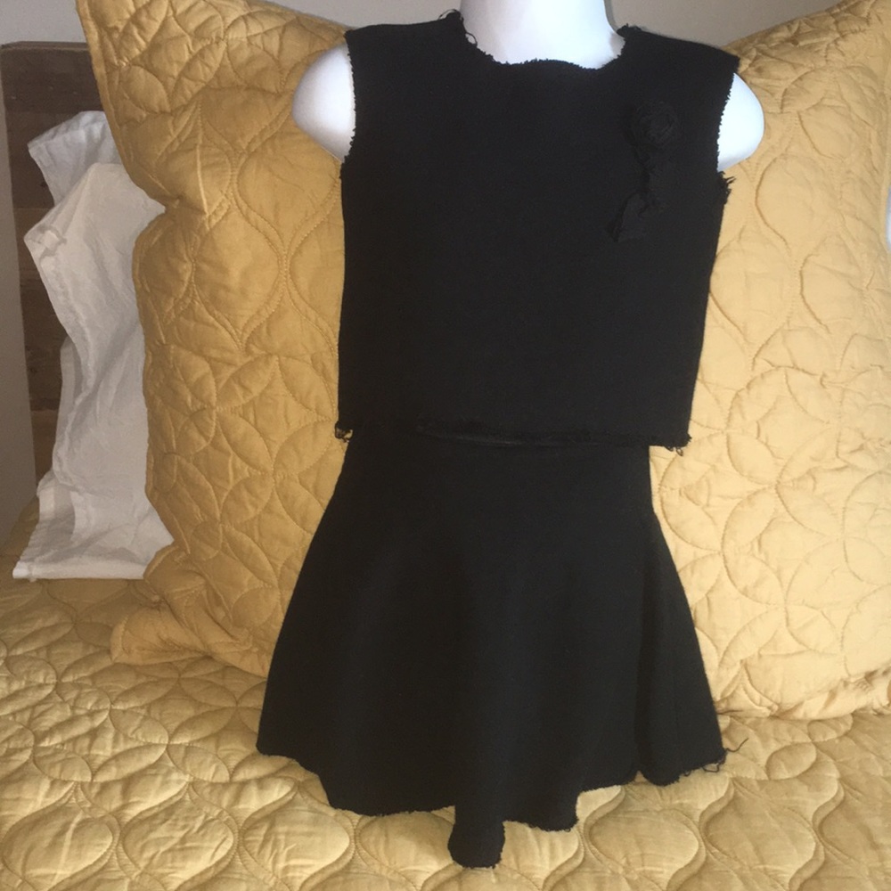 Sweatshirt skirt set